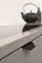 Furnipart - Blaze 2 - greb i aluminium børstet mat sort CC20mm L60mm B39,5